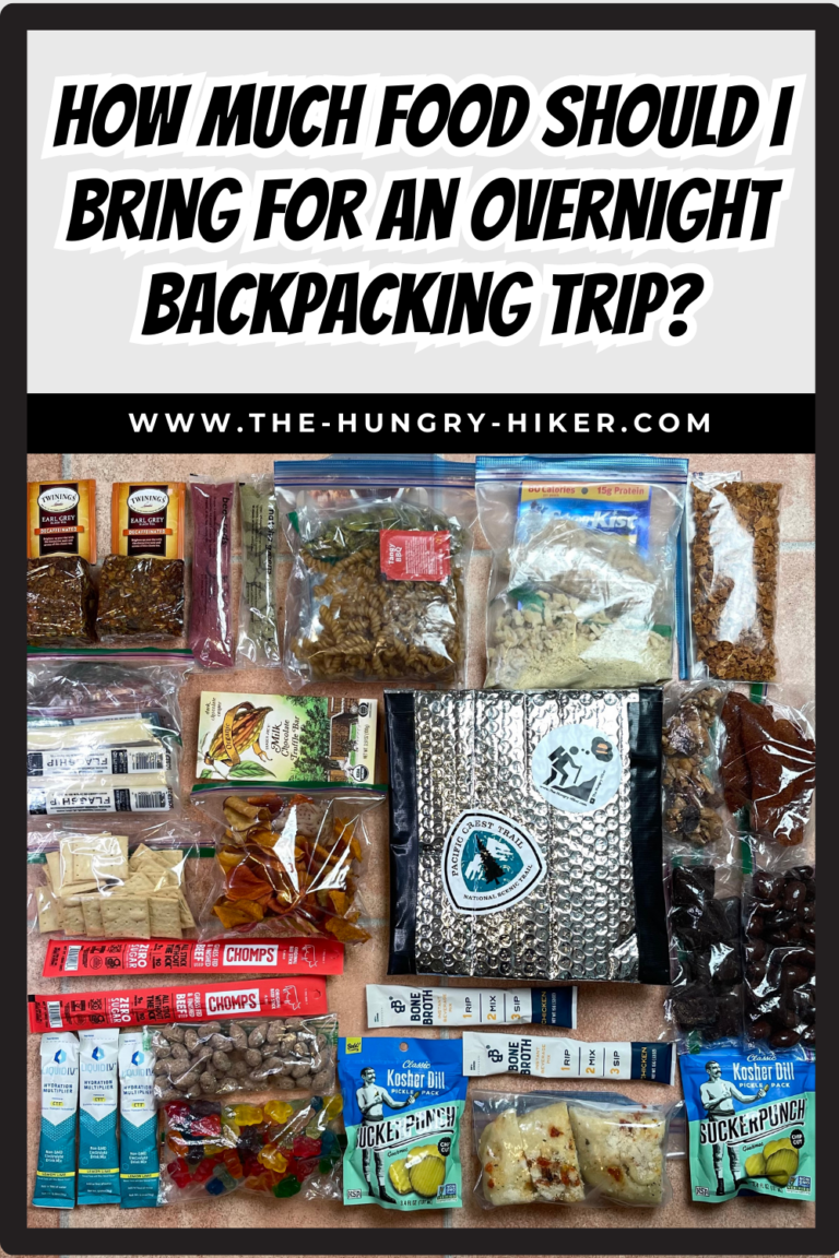 How Much Backpacking Food Should I Bring for an Overnight Backpacking